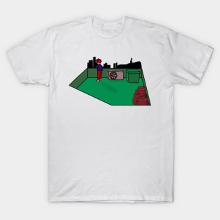 Green rooftop of Korea T-Shirt